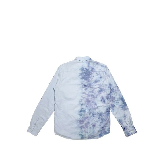 Uniform Experiment (3/M-L) L/S Star Sleeve Button Up Shirt - Blue Custom Japan - Picture 6 of 6